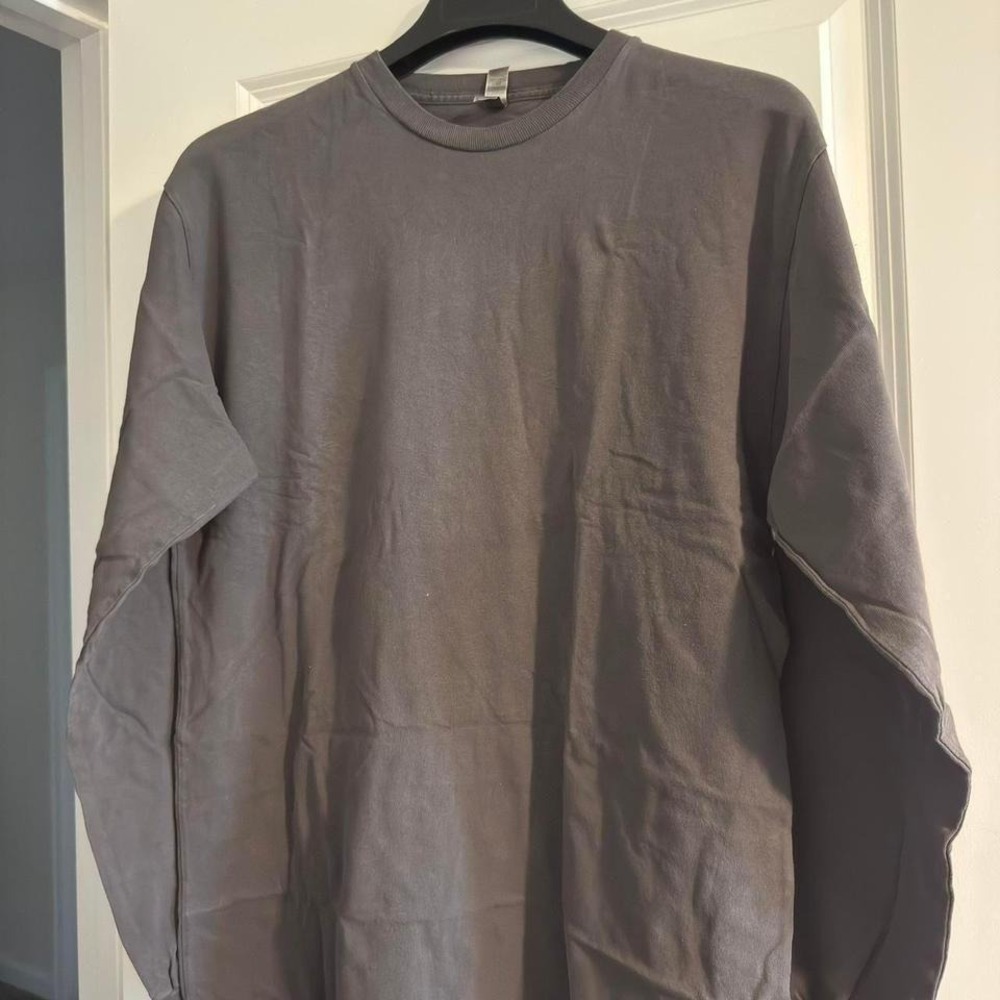 Grey American Apparel long sleeve shirt
